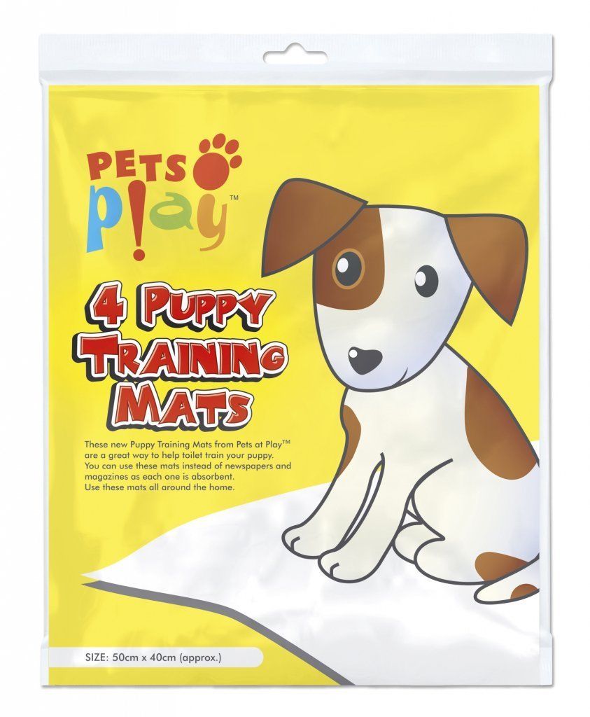 Pack of 4 Puppy Training Mats Pads