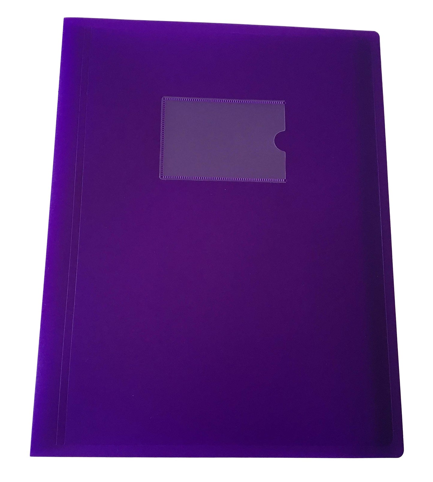A4 Purple Flexible Cover 100 Pocket Display Book