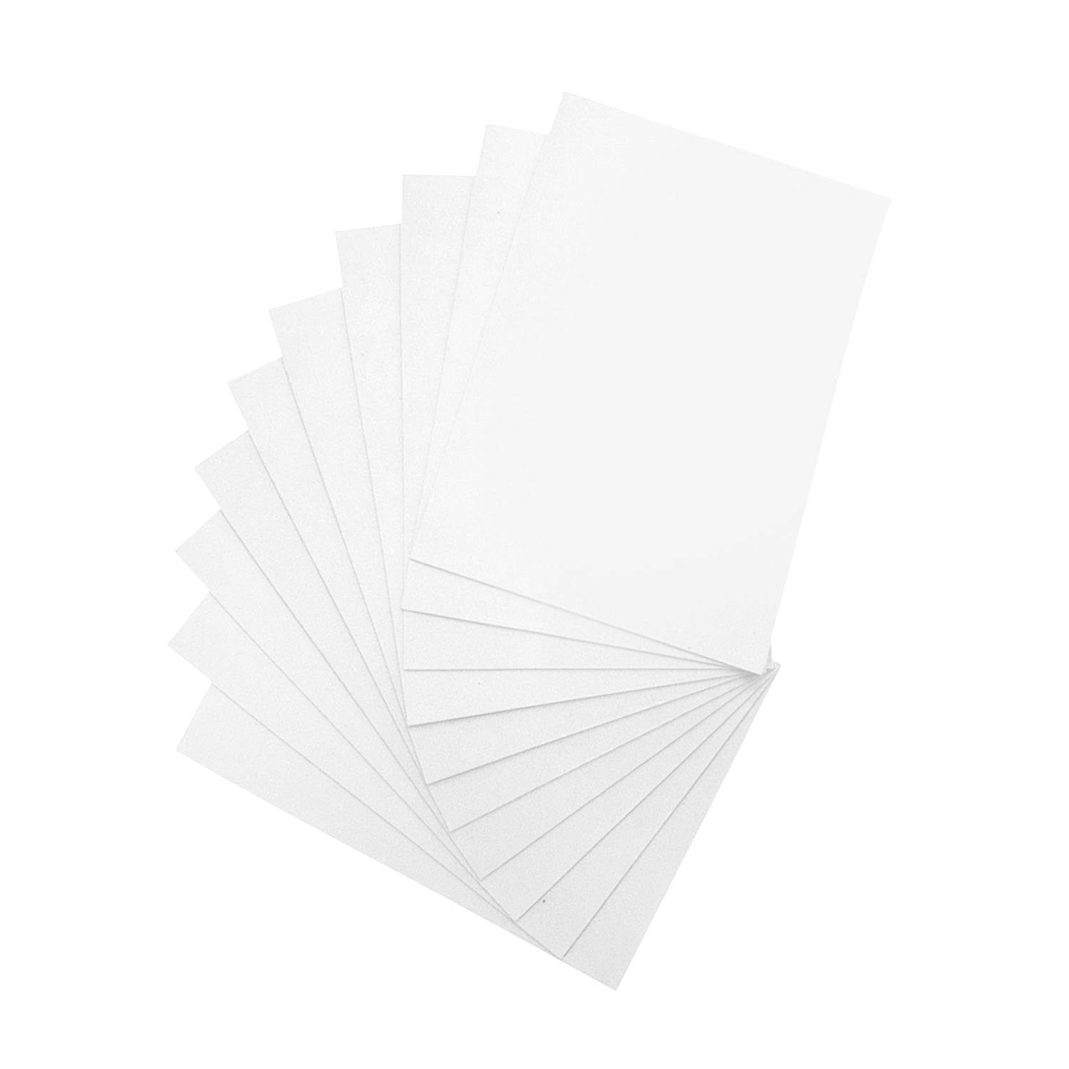 Pack of 10 A5 White Coloured EVA Foam Sheets