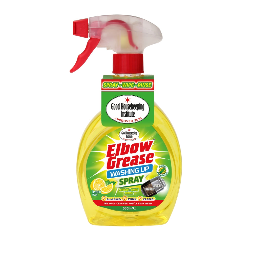 Elbow Grease Lemon Washing Up Liquid Spray 500ml