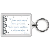 A Special Son Celebrity Style World's Best Keyring