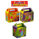 Pack of 6 Monster Design Lunch Boxes 