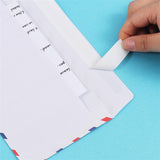 Pack of 25 80gsm Red and Blue Strip Self-Adhesive Air Mailing Envelopes 11 x 22cm