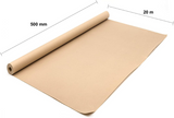 HBMX1883 Pack of 2 Imitation Brown Kraft Paper Roll 500mm x 20m