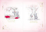 Bears Sat On Blanket One I Love Luxury Boxed Large Handmade Valentine's Day Card