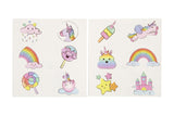 6 Pieces Unicorn Tattoos
