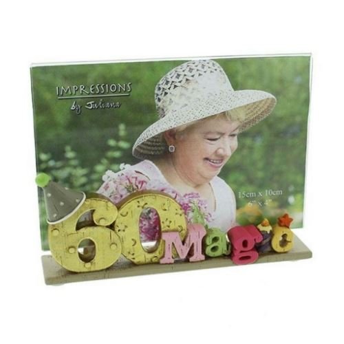Impressions by Juliana Photo Frame - 60 Magic - 6" x 4" - FR263