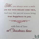 SISTER-IN-LAW - NICE VERSE GOLD FOIL CHRISTMAS CARD