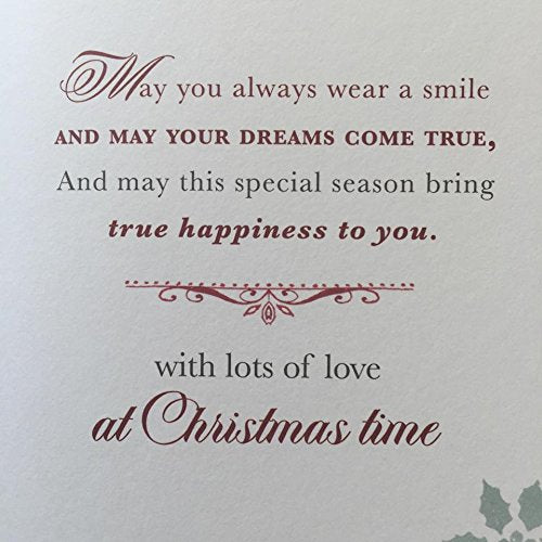 SISTER-IN-LAW - NICE VERSE GOLD FOIL CHRISTMAS CARD
