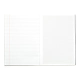 Rhino A4 64 Page Black 8mm Lined with Margin and 20mm Graph Ruling Reverse Exercise Book