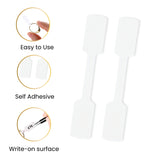 Pack of 90 White Jewellery Labels 10x60mm