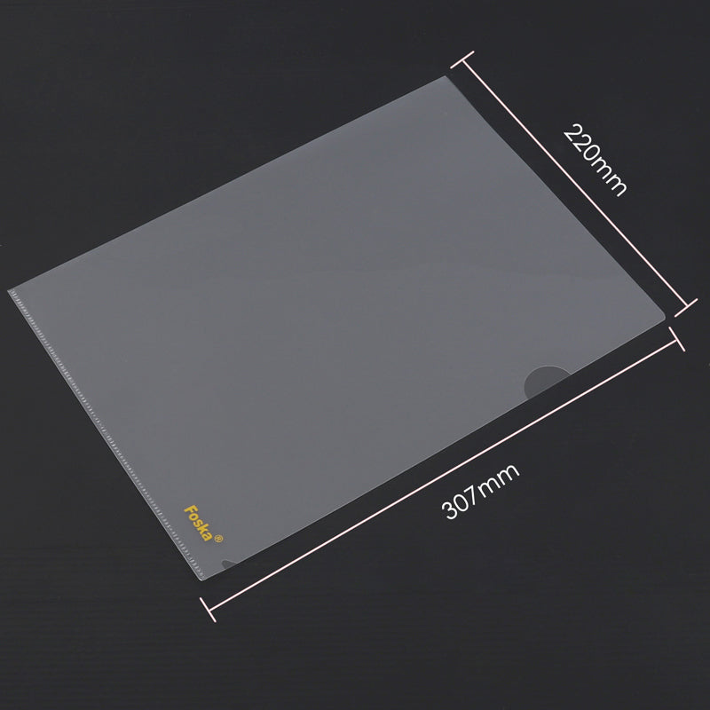 Pack of 12 A4 Open Top and Side L Folders Sleeves