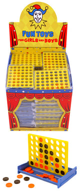 Mini Four in a Row Game - Price for One. Size 8 x 6cm