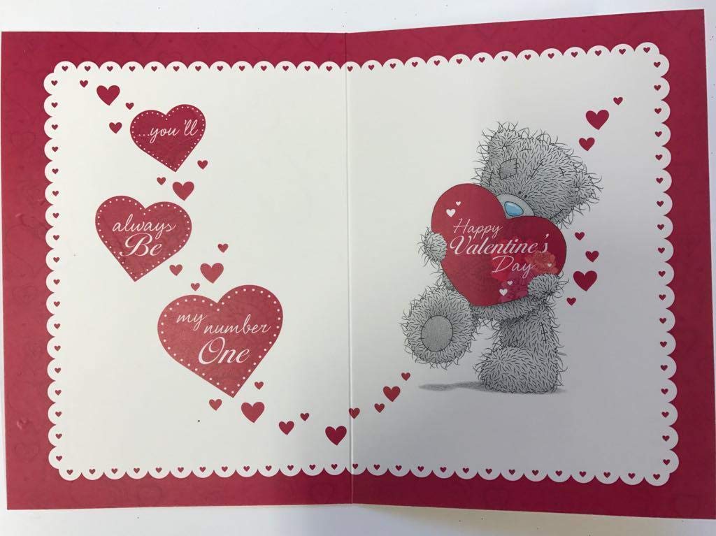 To The One I Love Me to You Bear Valentine's Day Card 