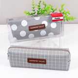Printed Design Zipper Pencil Case