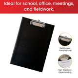 Janrax A4 Red PVC Single Clipboard