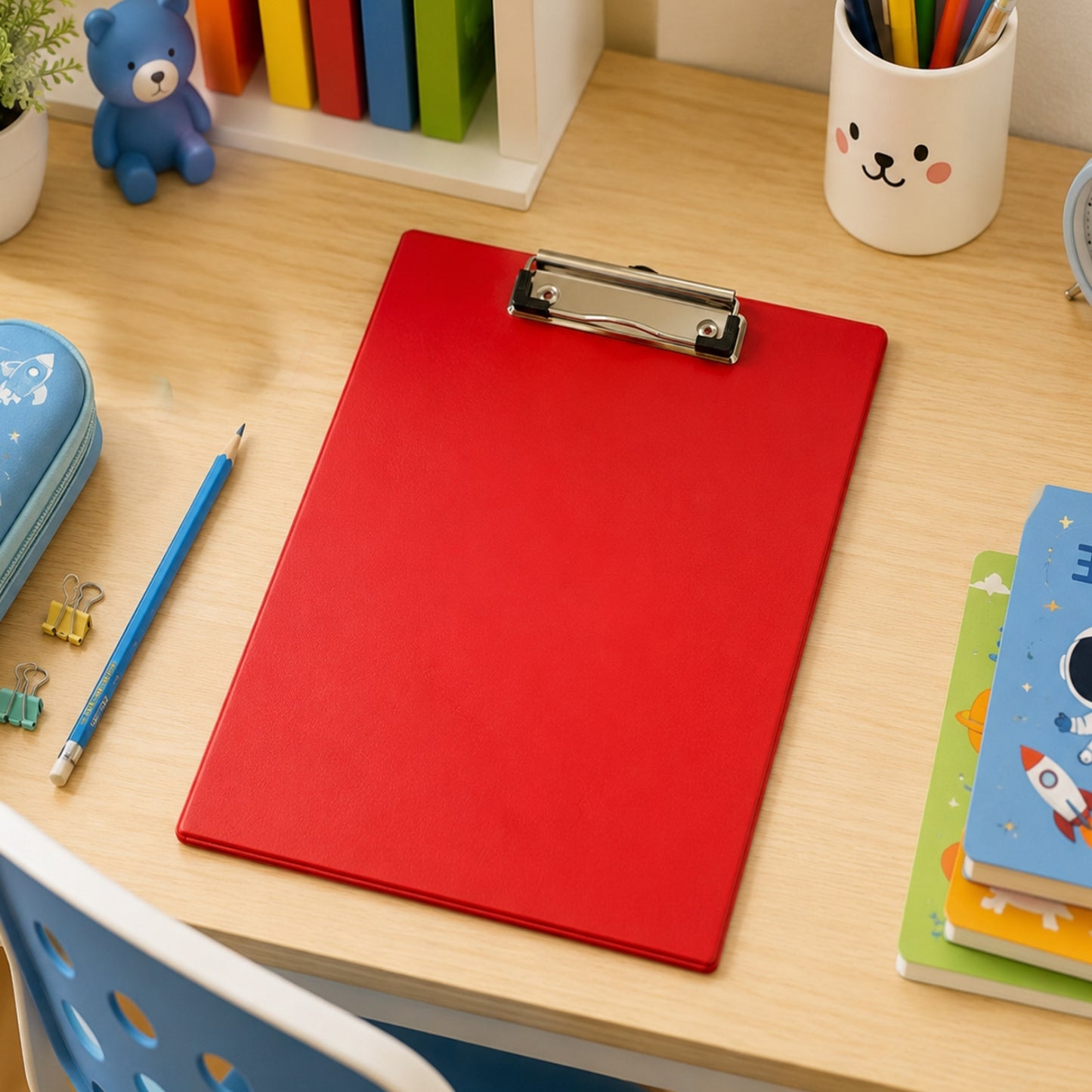Janrax A4 Black PVC Single Clipboard