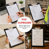 Janrax A4 Red PVC Single Clipboard