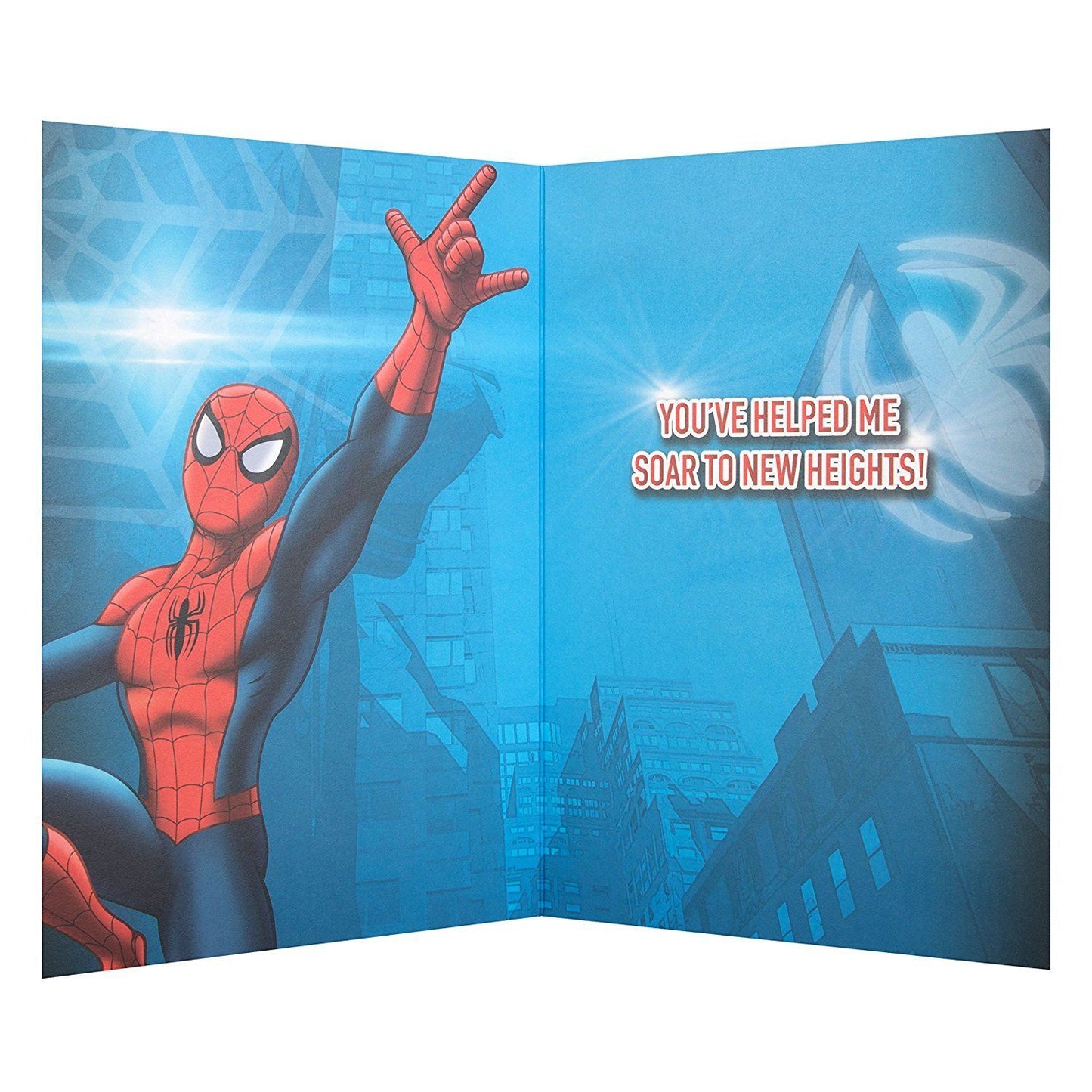 Hallmark Spiderman Thank You Teacher Card 'Helped Me Soar'