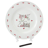 Tracey Russell Happy Anniversary Personalisable Plate & Pen Gift Set