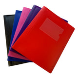 A5 Blue Flexible Cover 20 Pocket Display Book