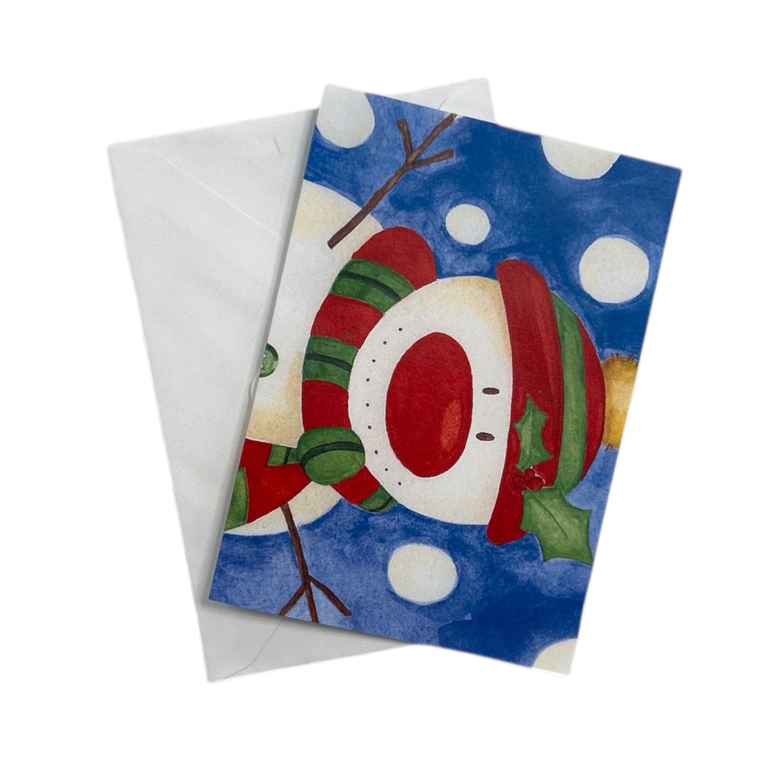 Pack of 20 Snowman Christmas Thank You Sheets With Envelopes