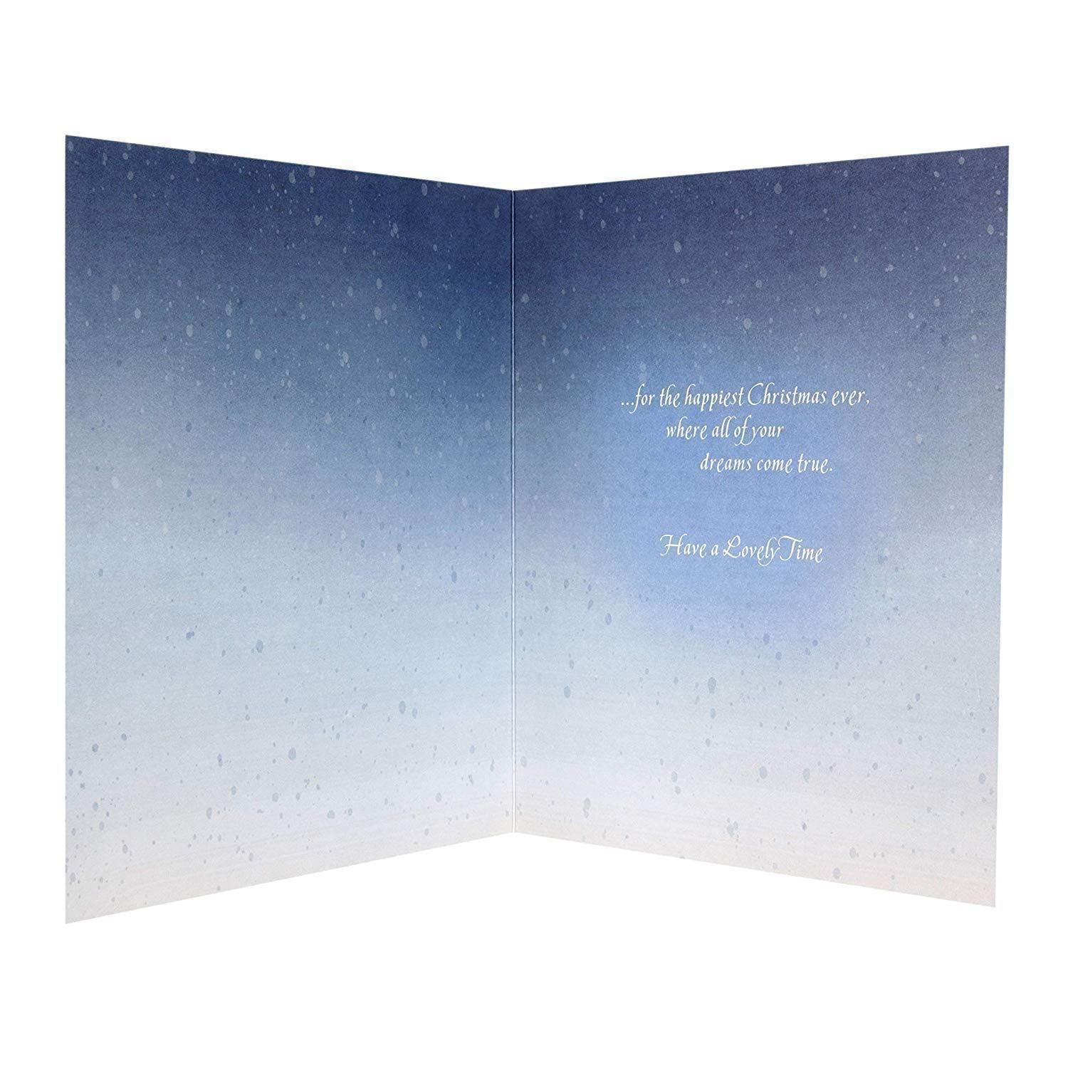 Happy Christmas Card "Merriest Wishes"