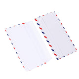 Pack of 25 Red and Blue Strip Self-Adhesive Air Mailing Envelopes 11 x 22cm