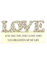 Sentiments Die Cut Block Love {DC}