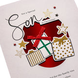Special Sentiment, Christmas Presents Design Son Christmas Card