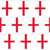 England St George Flag Bunting 10m with 20 Flags