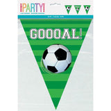 12ft 3D Soccer Plastic Flag Banner
