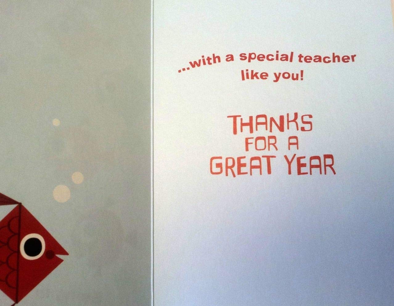 For A FiN-TASTiC TEACHER Thank You Card