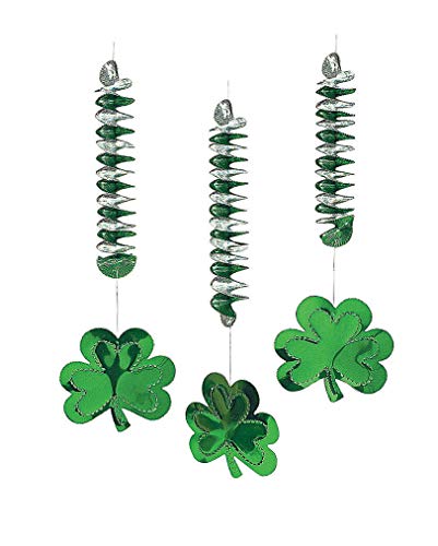 Hanging Spiral Shamrock Decoration
