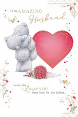Bears Hugging Amazing Husband Pop Up Valentine's Day Card {DC}