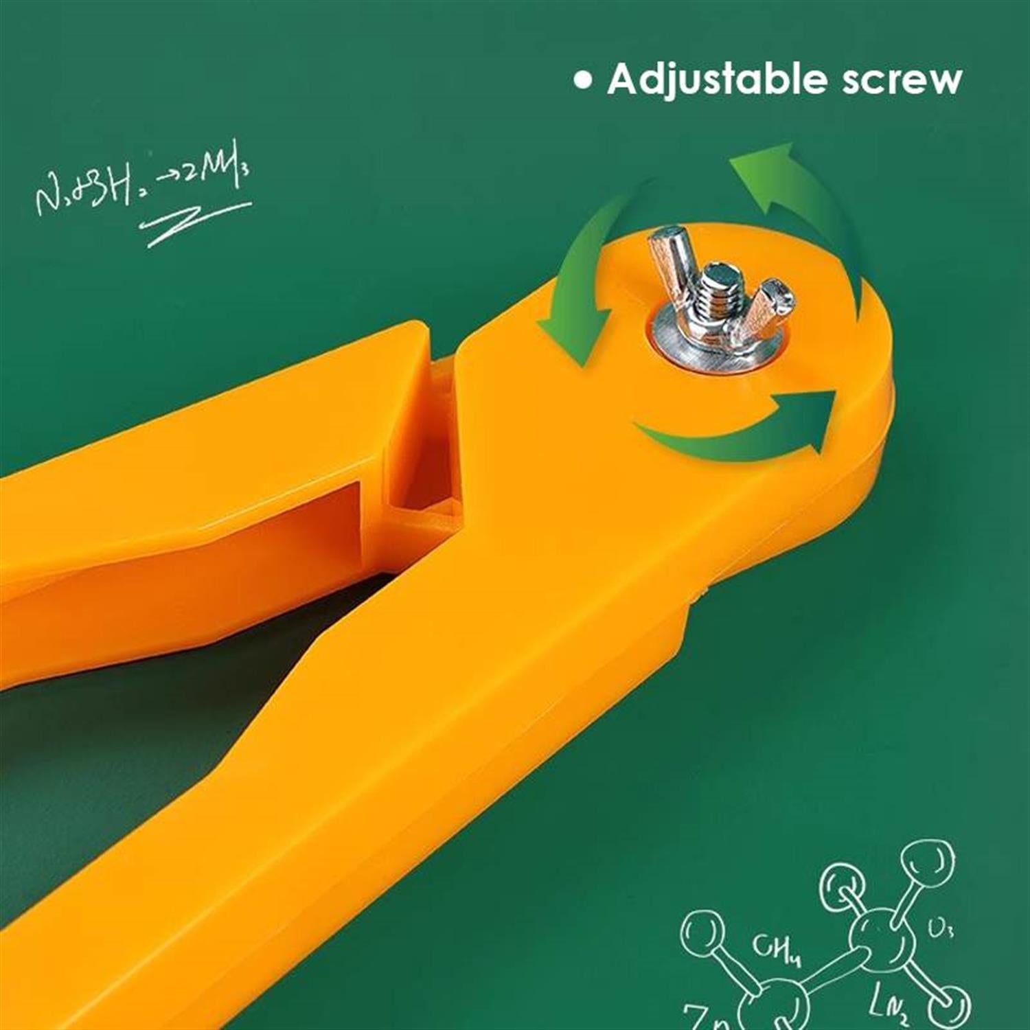 Pack of 5 Pieces Math Geometry Blackboard and Whiteboard Teaching Equipment Set