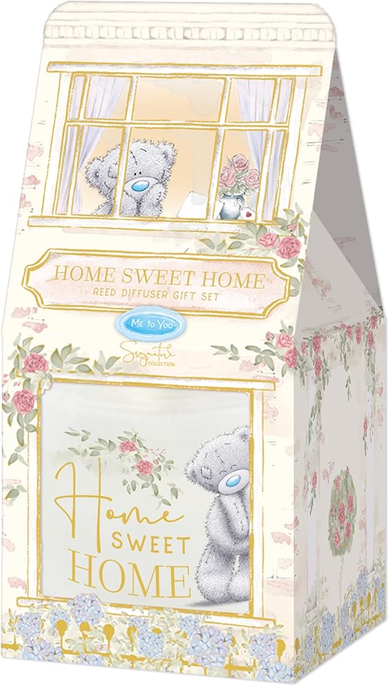Me to You Tatty Teddy Reed Diffuser, Peony & Freesia Fragrance Signature Collection