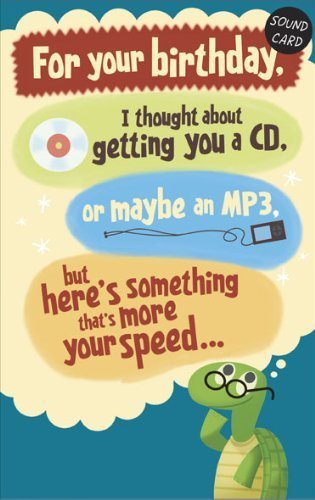 Old Stuff Sound And Move Birthday Card 