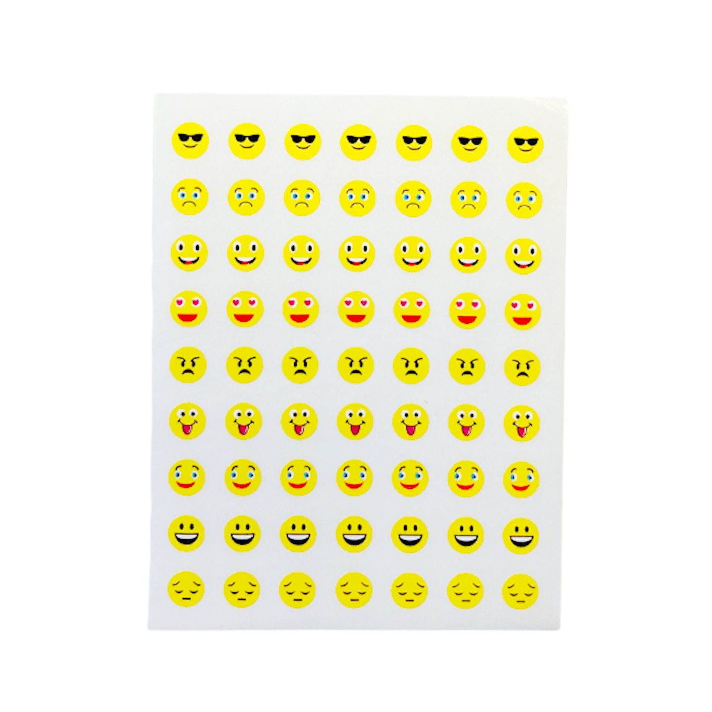 Pack of 315 Smile Face 8mm Self Adhesive Labels