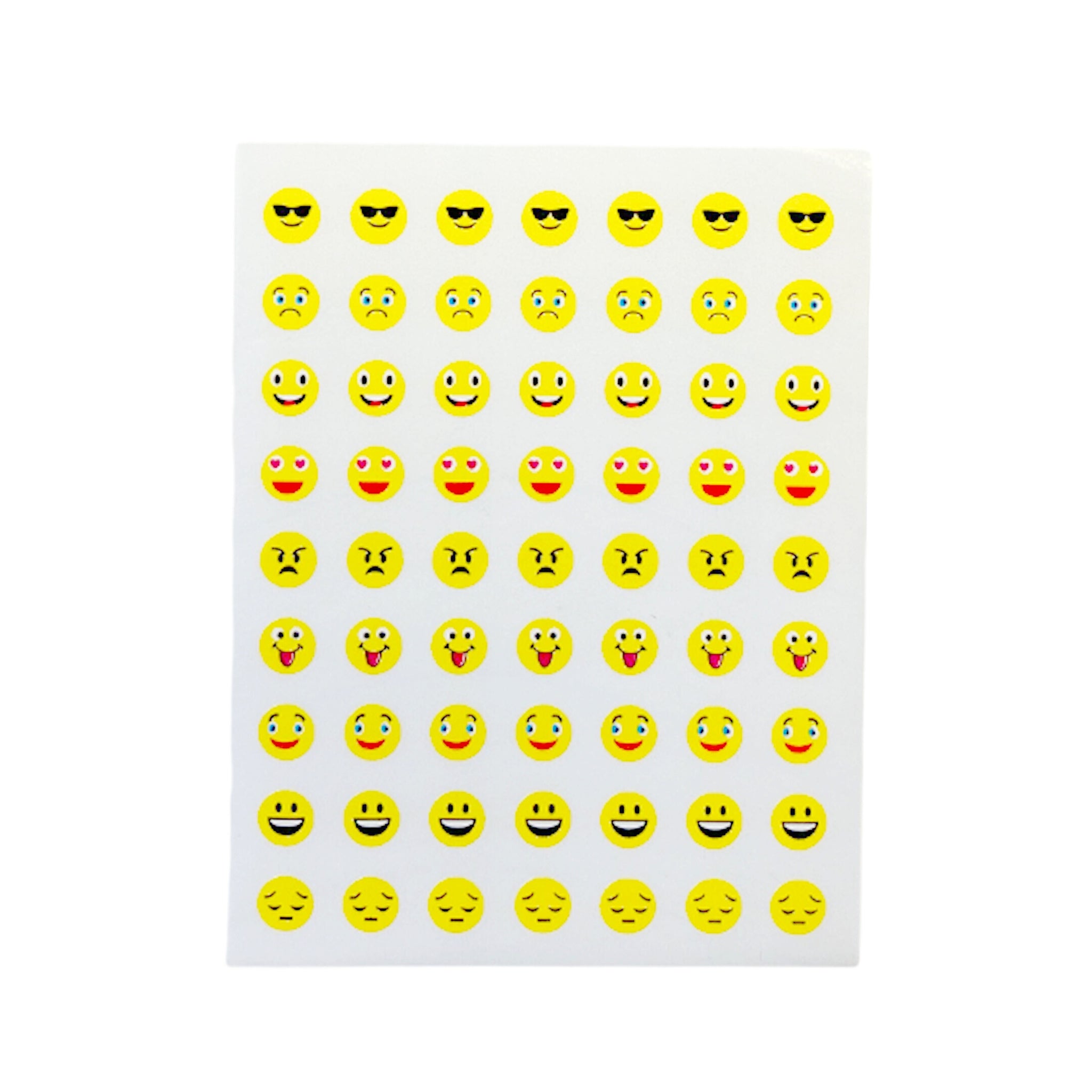 Pack of 315 Smile Face 8mm Self Adhesive Labels