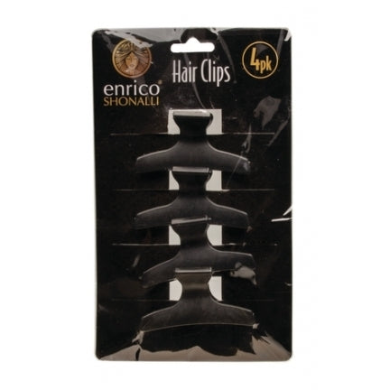 Pack of 4 Enrico Shonalli Bulldog Hair Clip {DC}
