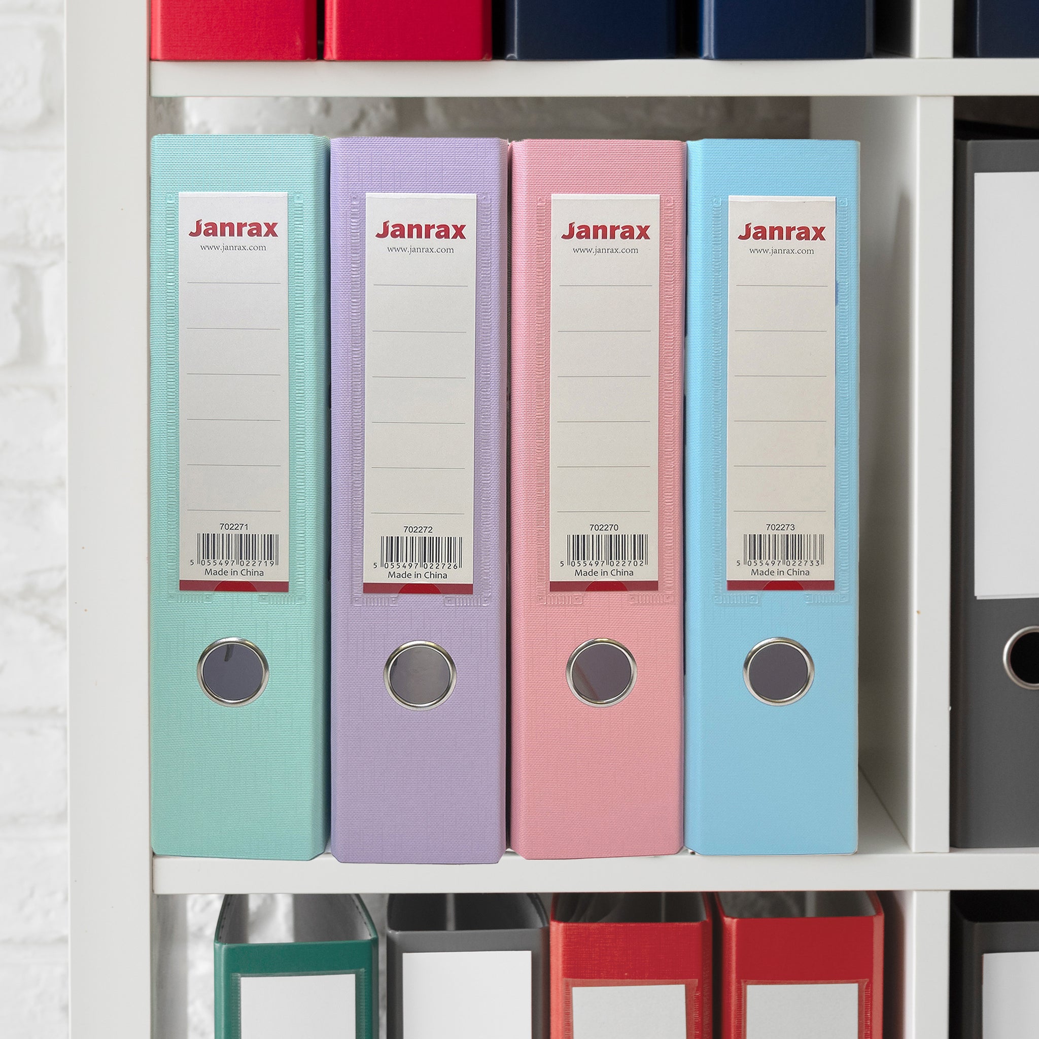 A4 Pastel Green Paperbacked Lever Arch File by Janrax