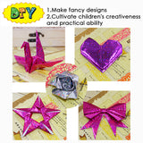 Pack of 10 Holographic Craft Paper Card