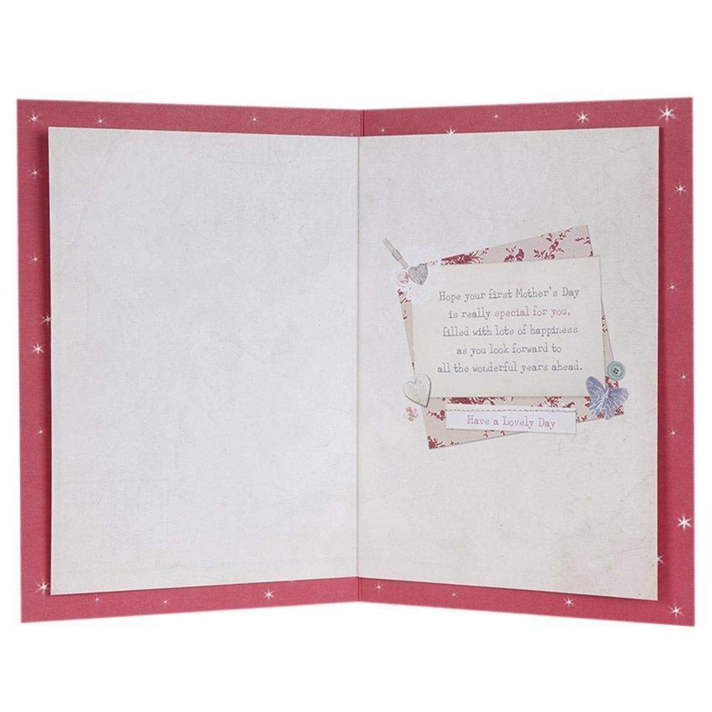 1st Mother's Day Sweet Words Card 'Photographic'  Mum, Mummy First