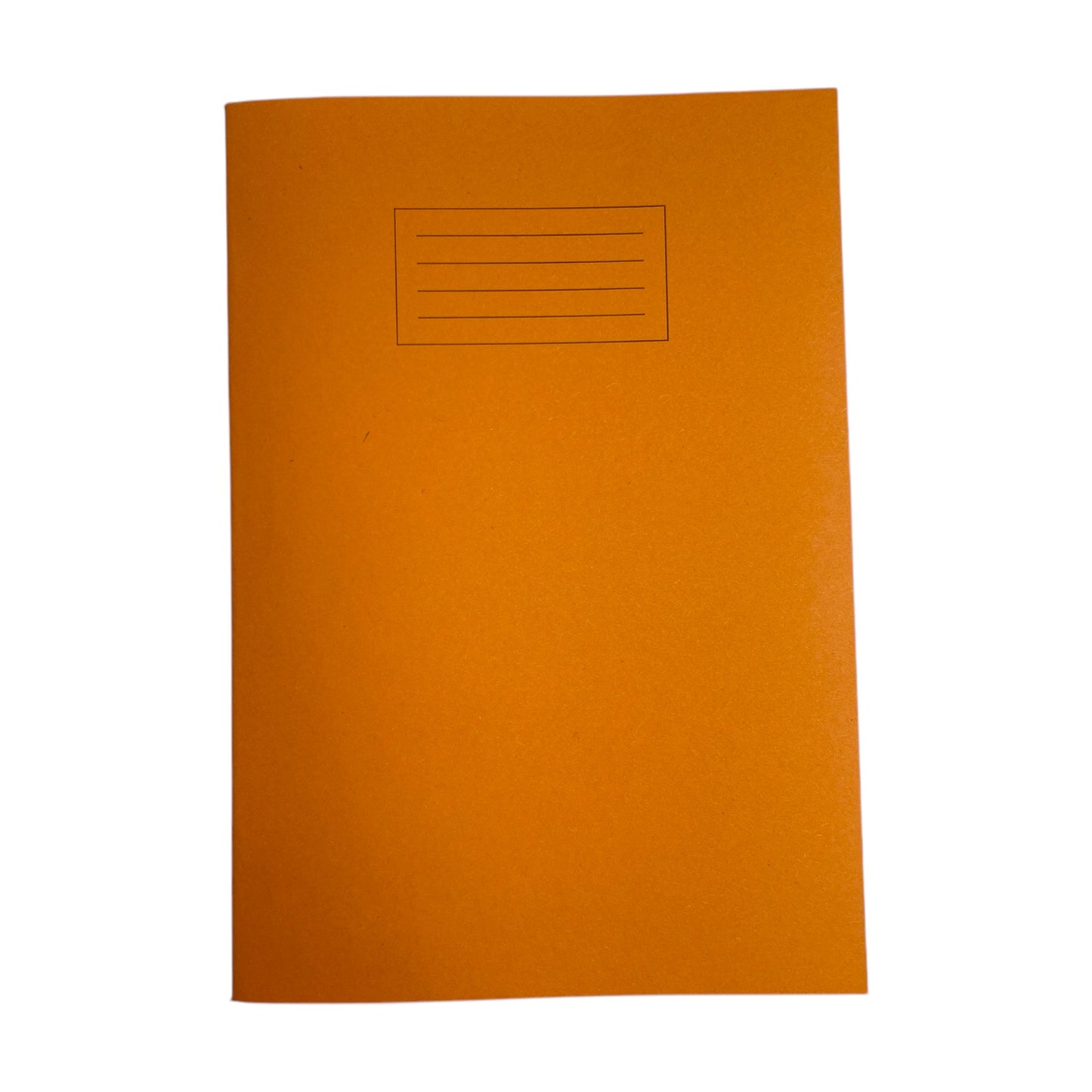 Janrax A4 Orange 80 Page 7mm Squared Paper Exercise Book WF Paper with 225gsm Manilla Cover