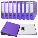 A4 Purple Paperbacked Lever Arch File by Janrax