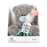 Tatty Teddy Holding Bunch of Dandelionst With Gift Tag Me to You Bear