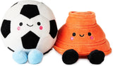 Better Together Football & Orange Cone Magnetic Plush Pair