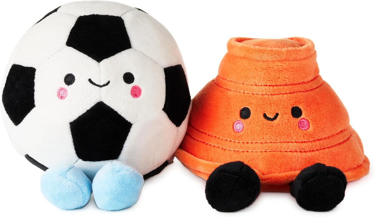 Better Together Football & Orange Cone Magnetic Plush Pair