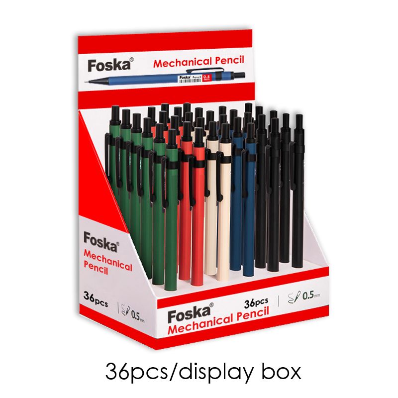 Single 0.5mm Metal Mechanical Pencil With Eraser